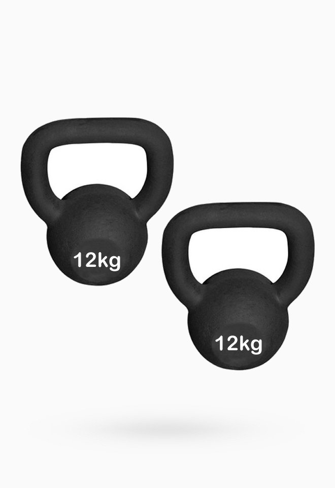 Kettlebell 20 Kg (1 Unidade) - Preto